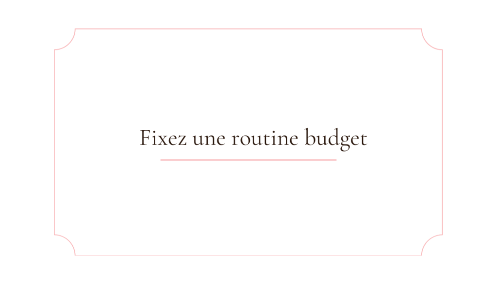 Carte du guide Bien gérer son budget, les routines