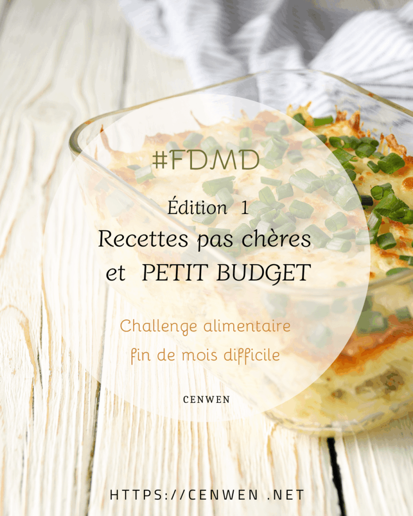 Visuel du Challenge Fins de mois difficiles - Édition 1
