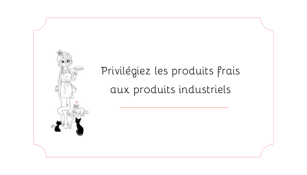 Carte titre de l'article : Bien gérer sa liste de courses section Privilégiez les produits frais aux produits industriels