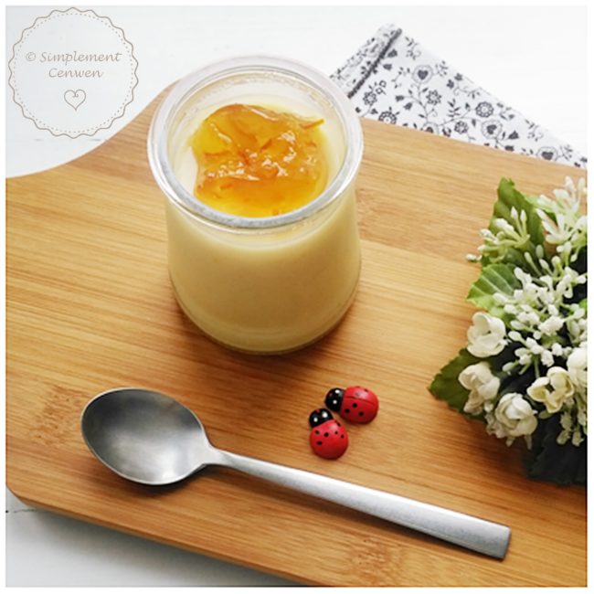 Crème onctueuse à l'orange, très gourmande et économique