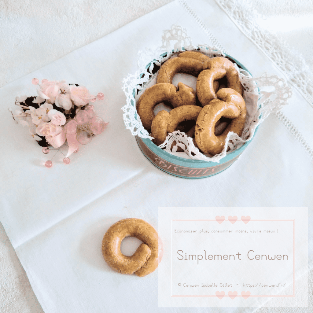 Briclets de Franche-Comté, petits biscuits secs dorés et croustillants.