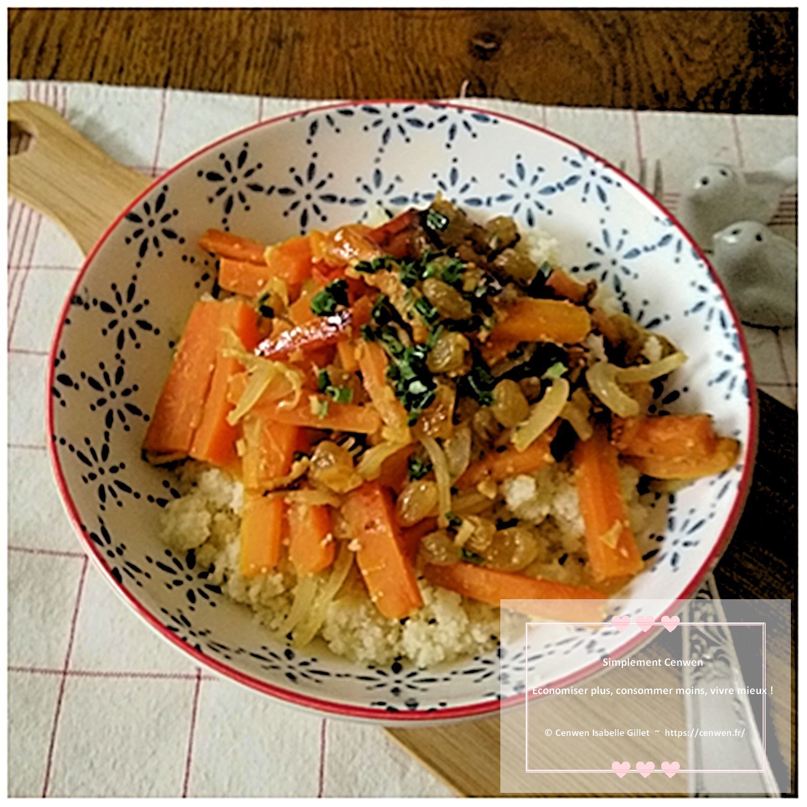 Carottes mijotées à l’orange et au cumin, tendres et légèrement caramélisées.