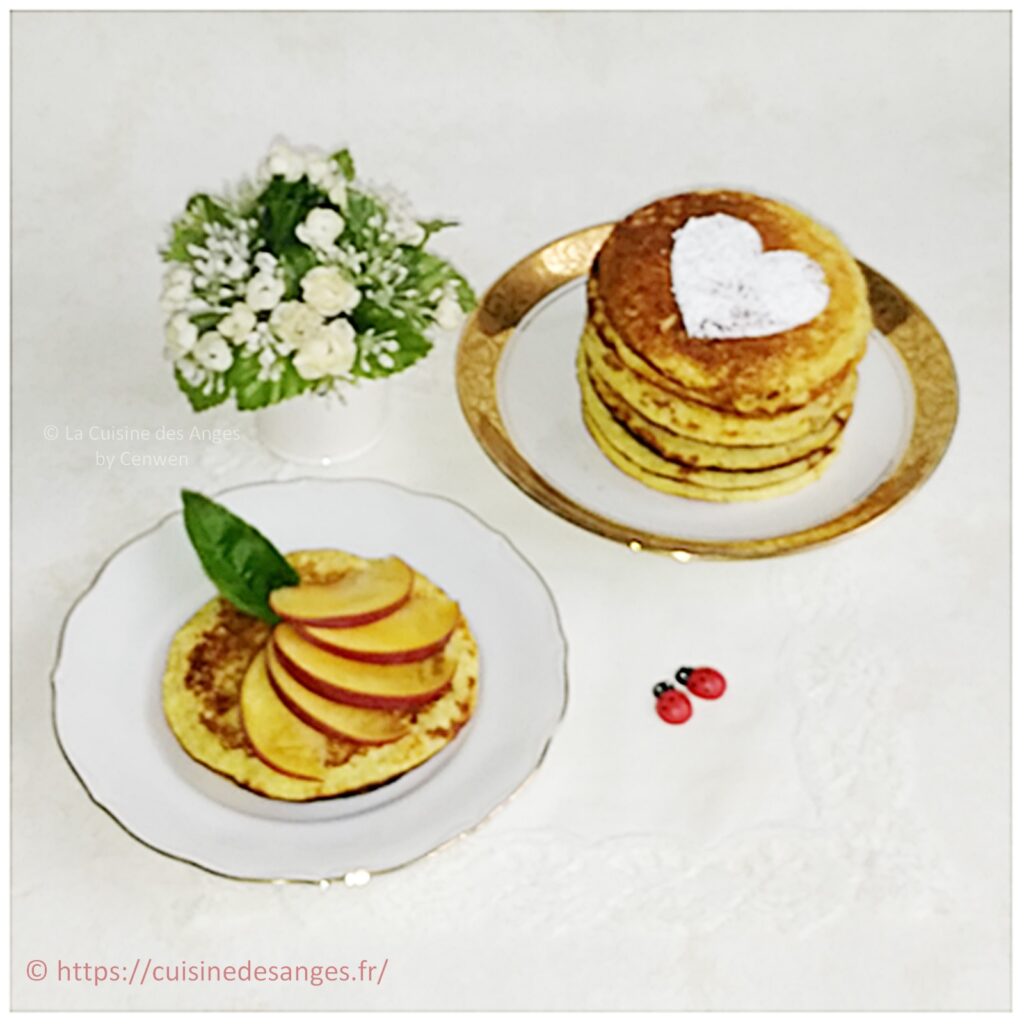 Pancakes légers aux flocons d'avoine et fromage blanc, recette weight watchers