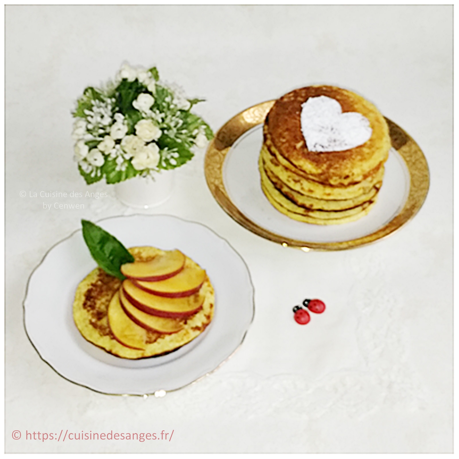 Pancakes légers aux flocons d'avoine et fromage blanc, recette weight watchers