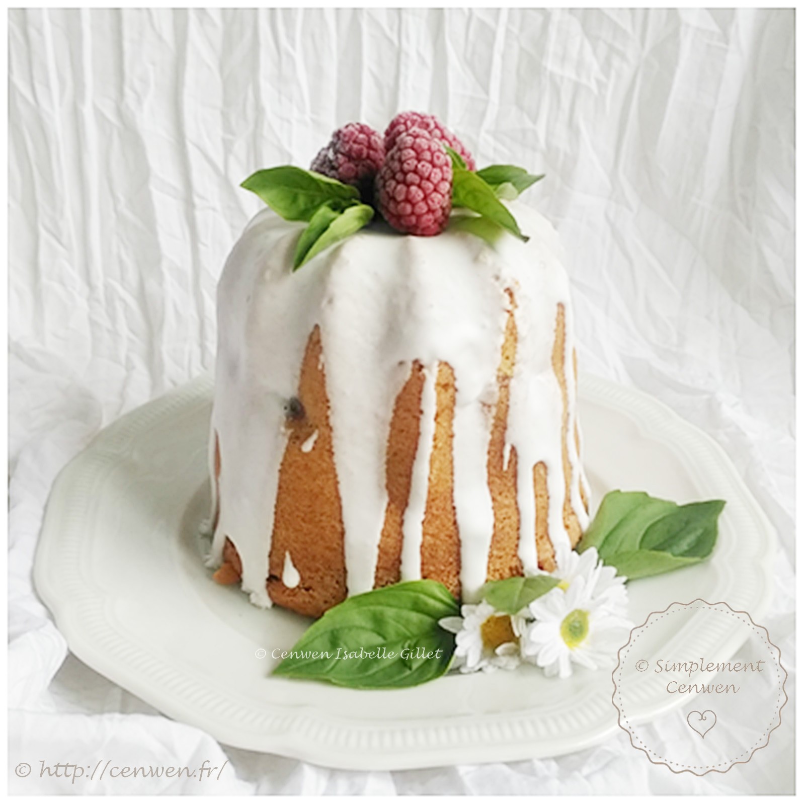 Gâteau au vin blanc et aux framboises, une recette facile et gourmande