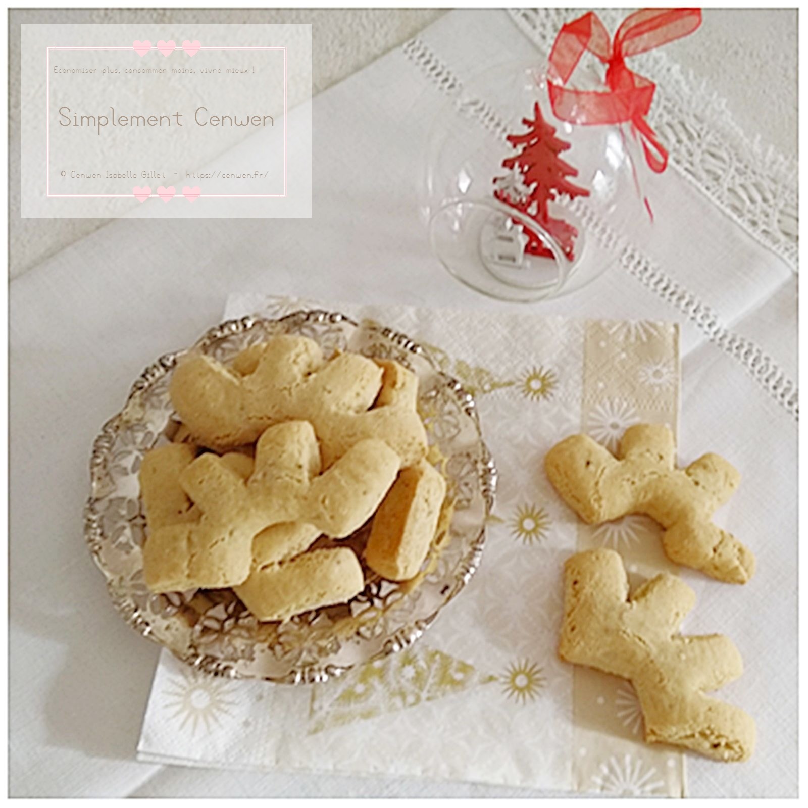 Biscuits Chräbeli suisses à l’anis, en forme de petites crêtes de coq, pâles et délicatement fendillés